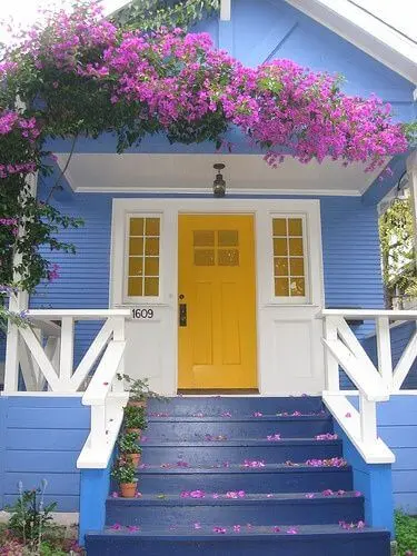 pinturas-de-casas-azul-e-amarelo-pinterest